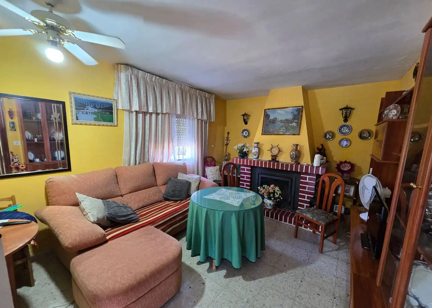 Sala de estar de Casa o chalet en venta en Cedillo del Condado