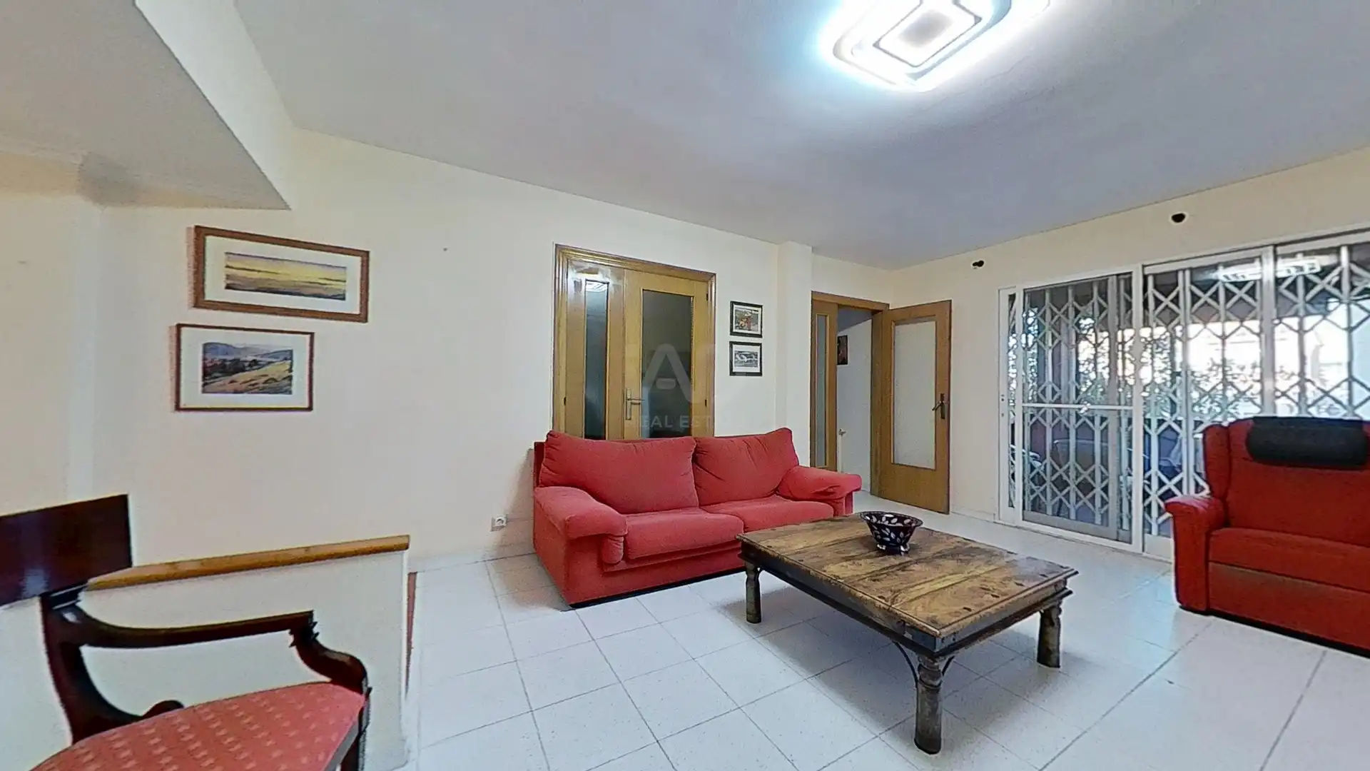 Sala de estar de Casa adosada en venta en Castellón de la Plana / Castelló de la Plana con Aire acondicionado, Calefacción y Terraza