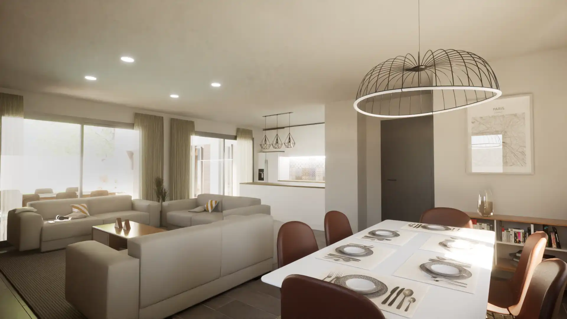 Sala d'estar de Casa o xalet en venda en Espartinas amb Jardí privat, Parquet i Internet