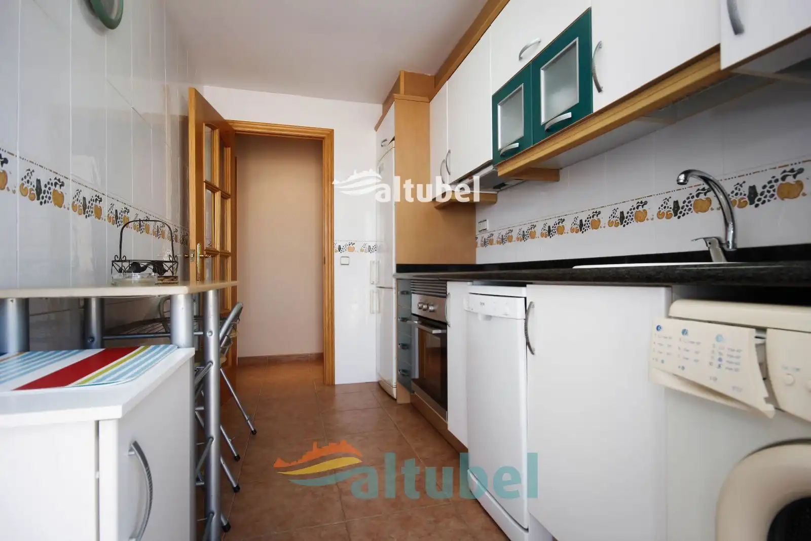 Cuina de Apartament en venda en Peñíscola / Peníscola amb Terrassa, Piscina i Moblat
