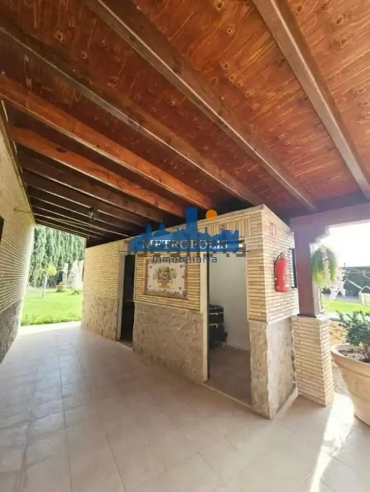 Vista exterior de Casa o chalet en venta en Burriana / Borriana con Aire acondicionado, Jardín privado y Terraza