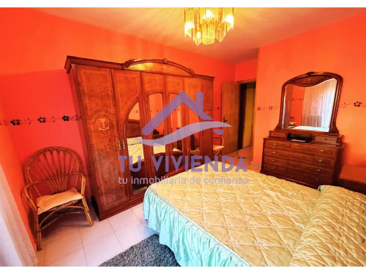Bedroom of Flat for rent in Saldaña  with Heating and Furnished
