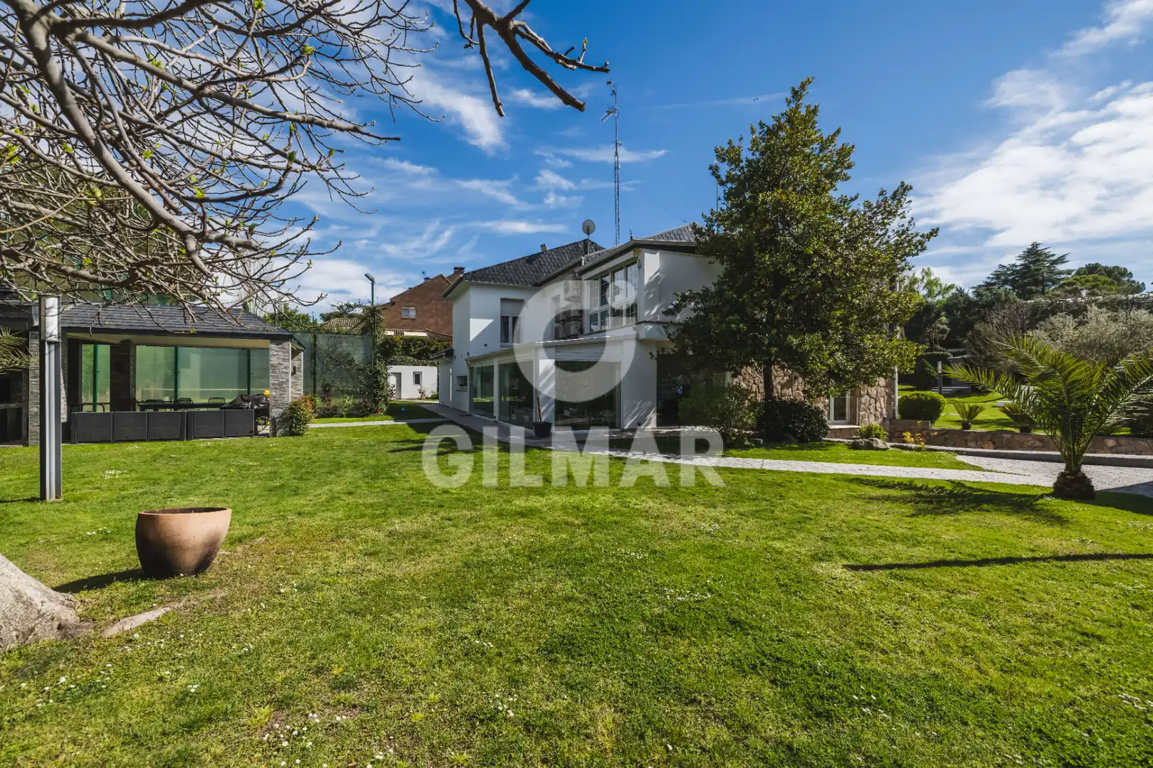 Garden of Houses for sale in Las Rozas de Madrid  with Air Conditioner, Heating and Private garden