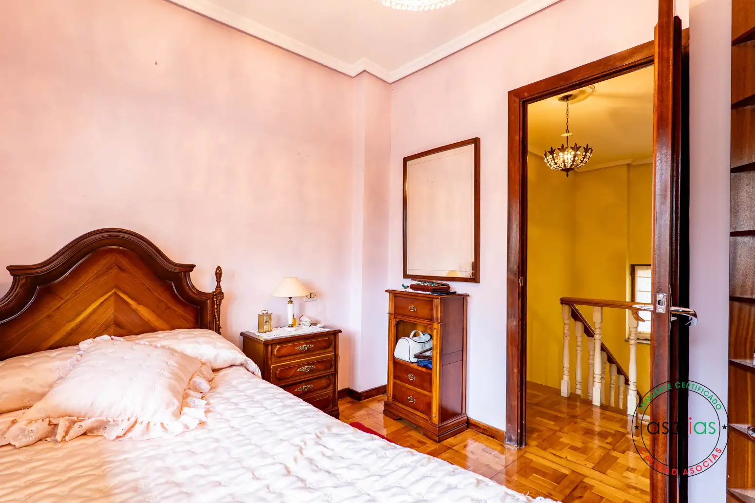 Bedroom of Houses for sale in Laviana  with Heating, Parquet flooring and Terrace
