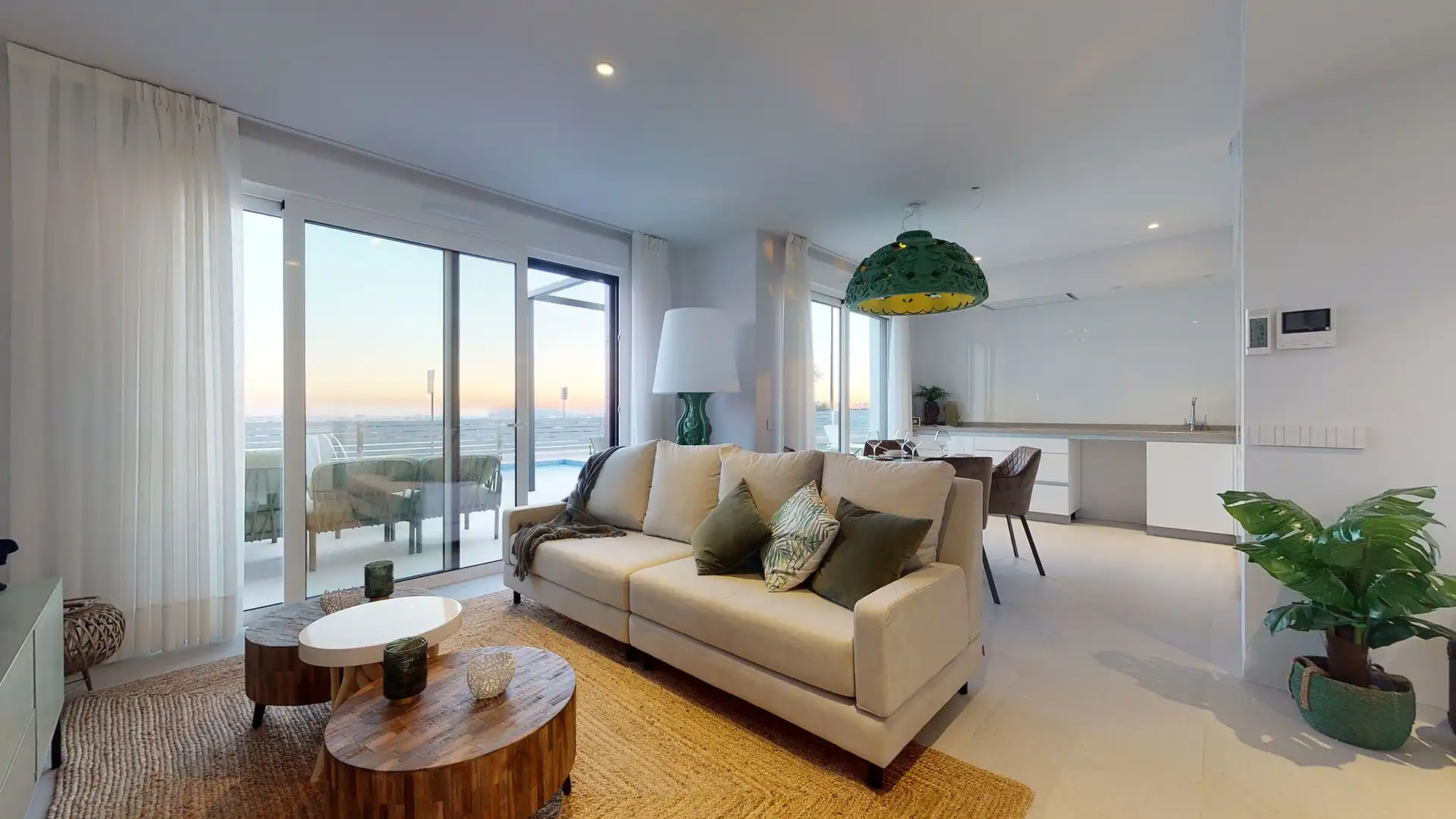 Sala de estar de Casa o chalet en venta en Mutxamel con Jardín privado, Terraza y Piscina