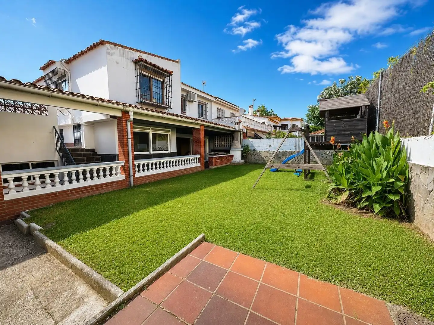 Jardín de Casa o chalet en venta en Los Barrios con Aire acondicionado, Jardín privado y Terraza