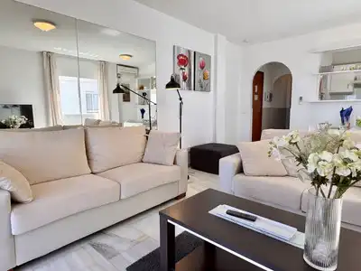 Sala d'estar de Àtic en venda en Mijas amb Aire condicionat, Calefacció i Terrassa