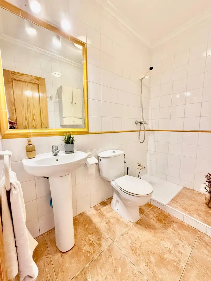 Baño de Casa adosada en venta en Pilar de la Horadada con Aire acondicionado, Calefacción y Jardín privado