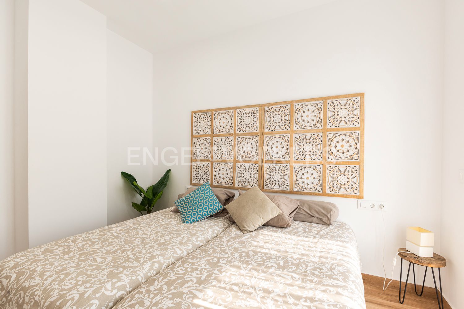 Dormitori de Apartament de lloguer en  Valencia Capital amb Aire condicionat, Calefacció i Moblat