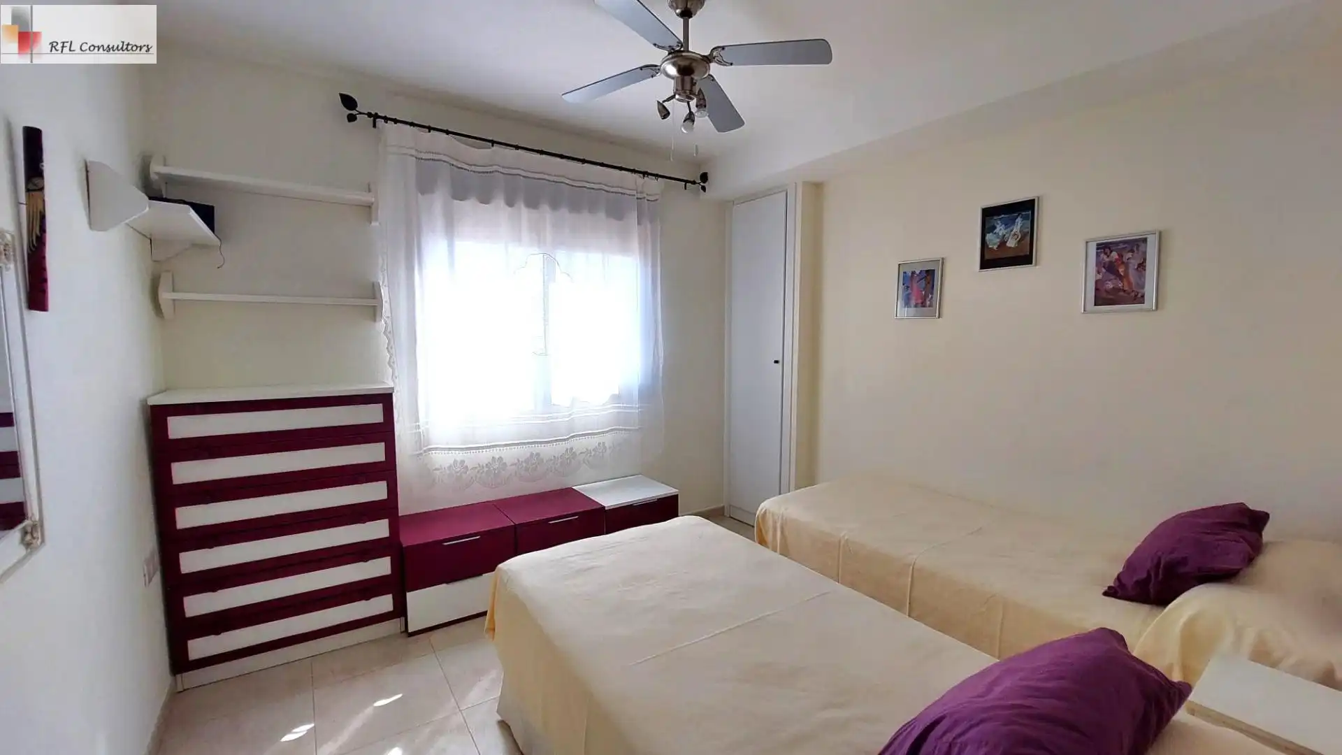 Habitación de Apartamento de alquiler en Torreblanca con Jardín privado, Terraza y Amueblado