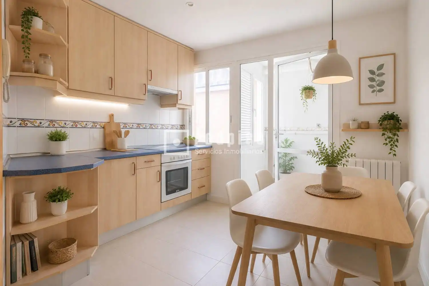 Cocina de Piso en venta en Arganda del Rey con Calefacción, Jardín privado y Parquet