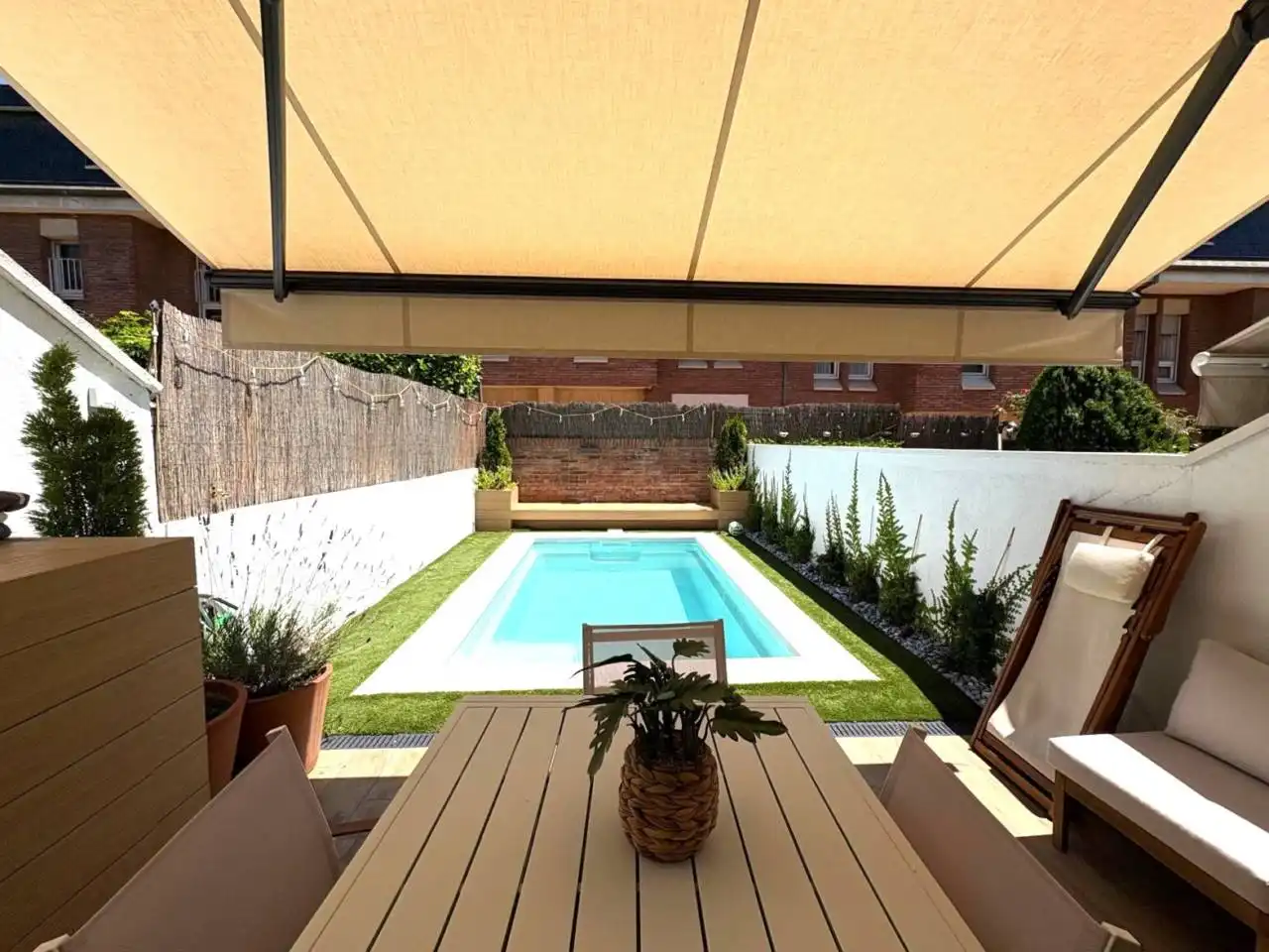 Terraza de Casa adosada en venta en Sant Cugat del Vallès con Aire acondicionado, Calefacción y Parquet