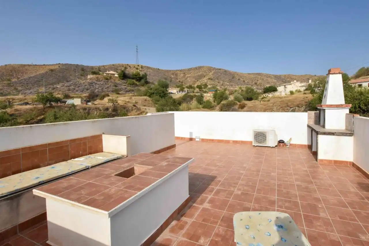 Terraza de Casa o chalet en venta en Huércal-Overa con Aire acondicionado, Piscina y Amueblado