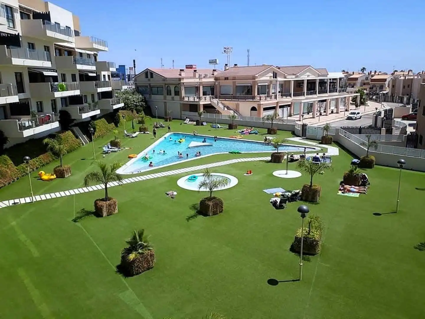 Swimming pool of Ground floor for sale in Orihuela Costa