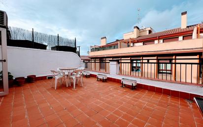 Terrace of Flat to rent in  Madrid Capital  with Air Conditioner, Heating and Parquet flooring