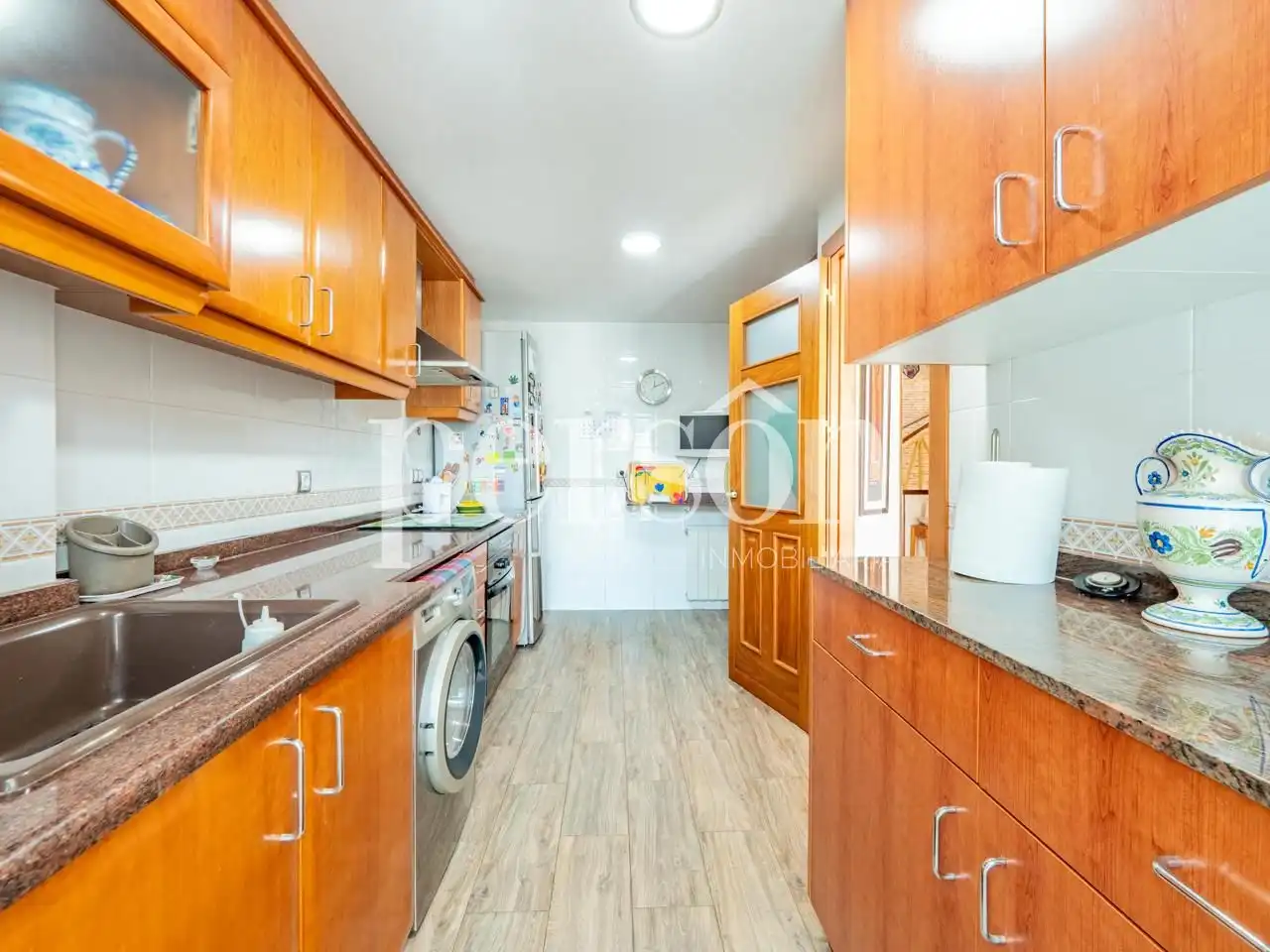 Cocina de Casa adosada en venta en Godella con Calefacción, Jardín privado y Terraza