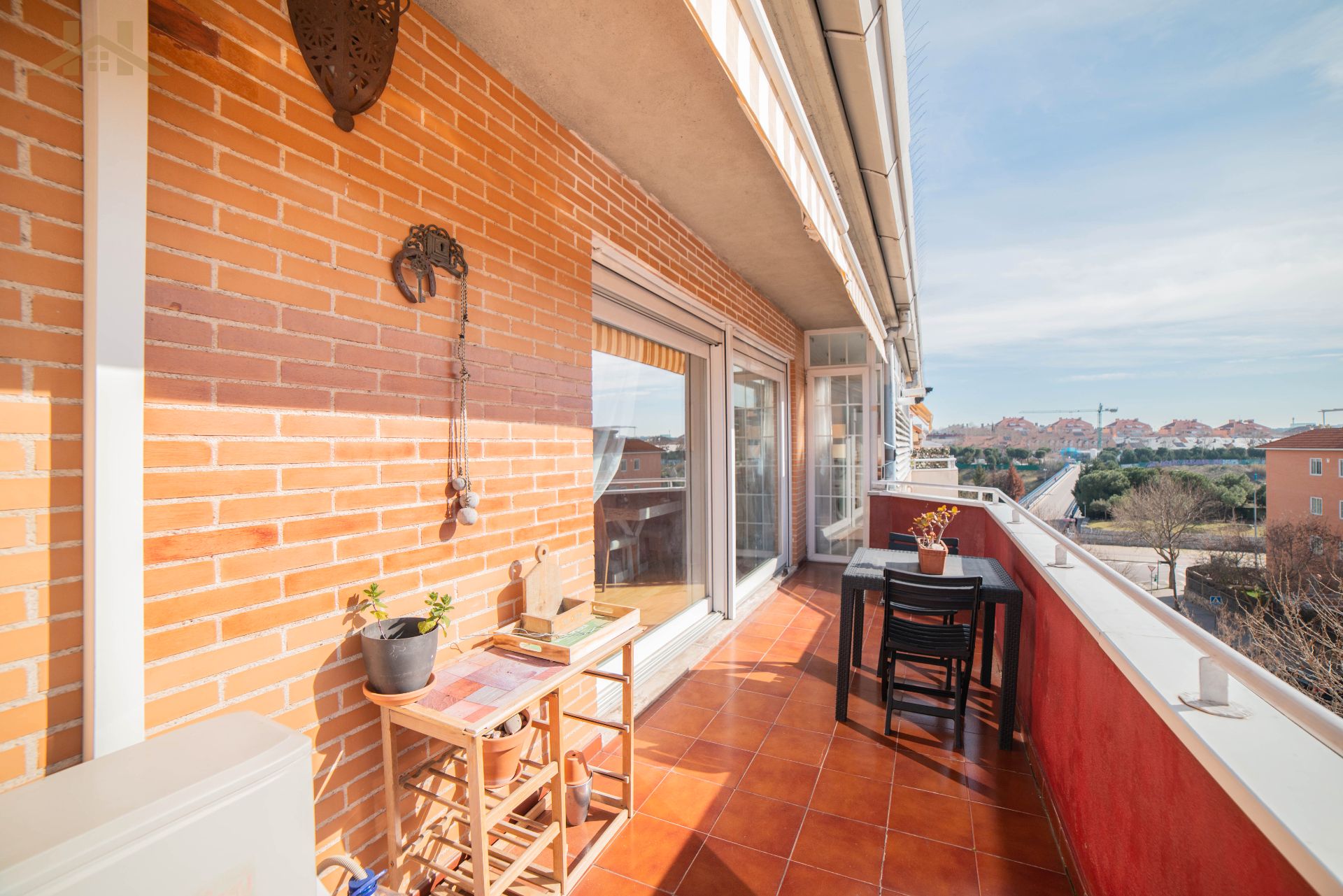 Balcony of Flat for sale in Boadilla del Monte  with Air Conditioner, Heating and Parquet flooring