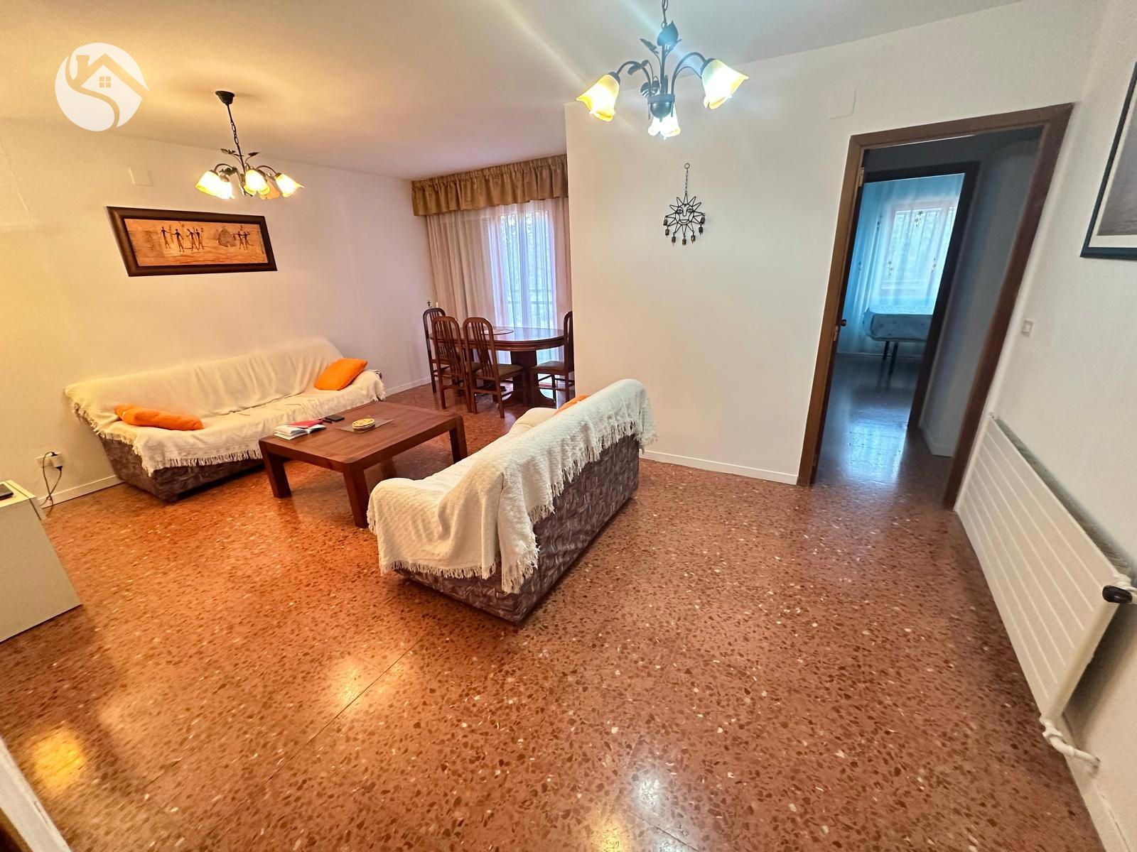 Living room of Flat for sale in Cuenca Capital  with Heating, Terrace and Storage room