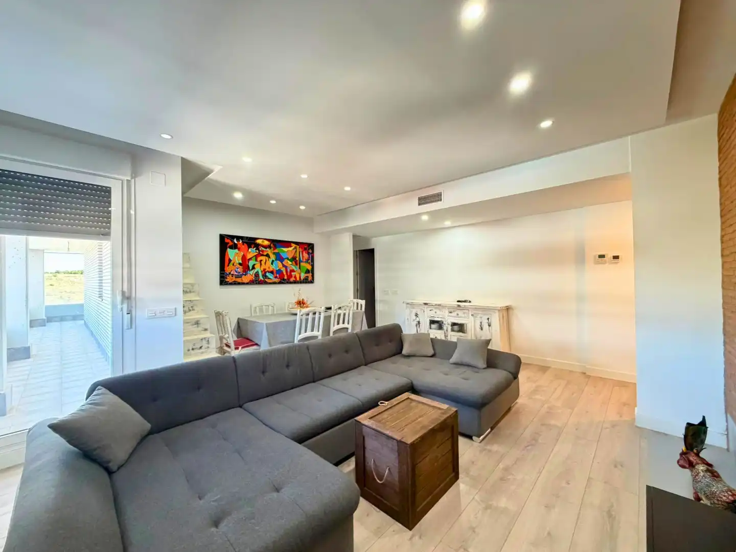 Sala de estar de Piso en venta en Rivas-Vaciamadrid con Aire acondicionado, Calefacción y Terraza