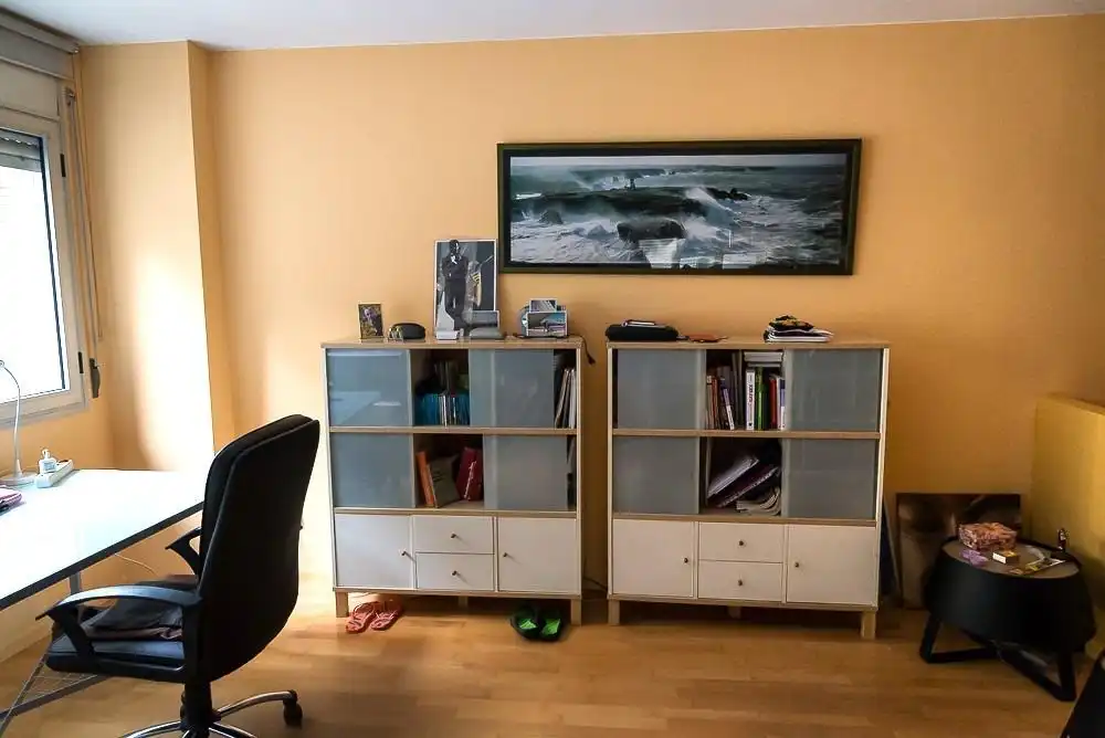 Sala d'estar de Dúplex en venda en Barcelona amb Aire condicionat, Parquet i Terrassa