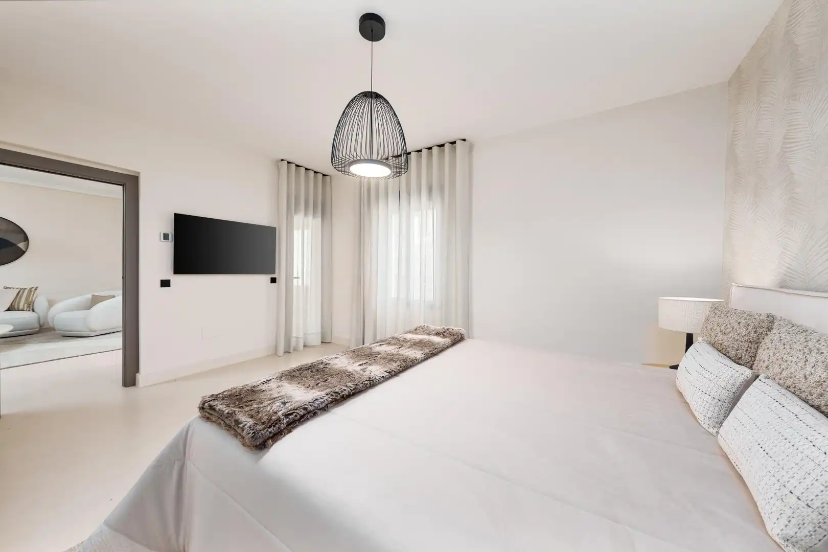 Bedroom of Apartments for sale in Sanlúcar de Barrameda  with Air Conditioner, Terrace and Furnished