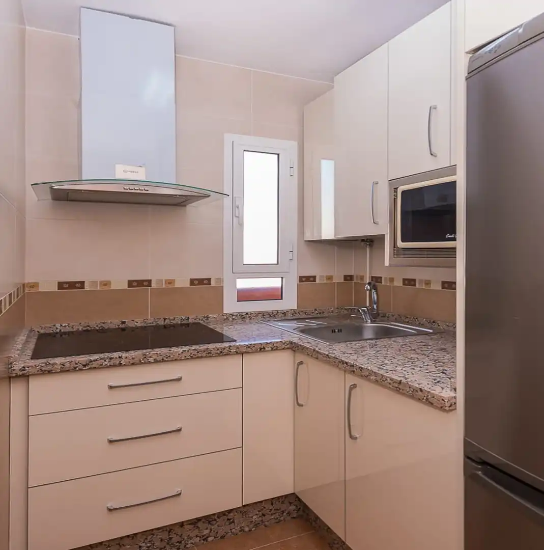 Kitchen of Apartments for sale in Benalmádena  with Terrace and Furnished