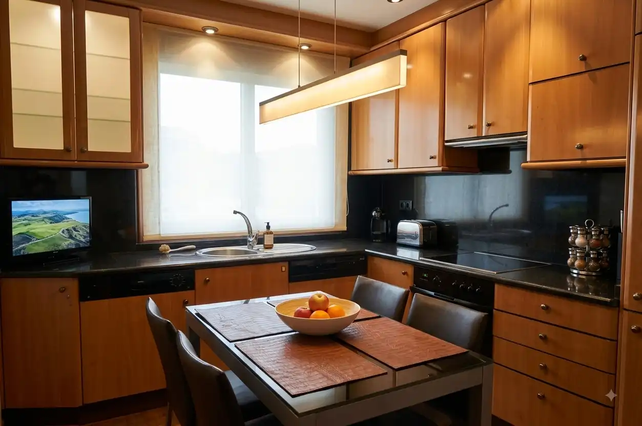 Cuina de Apartament en venda en Pontevedra Capital  amb Aire condicionat, Calefacció i Traster