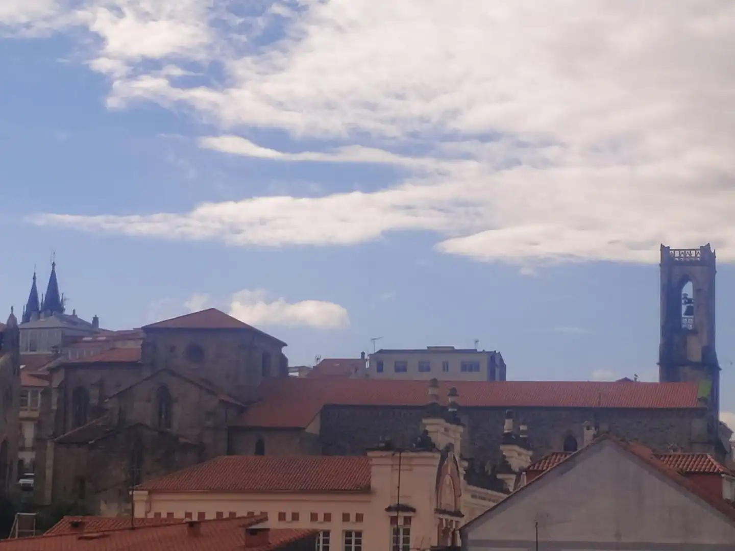 Exterior view of Flat for rent in Betanzos  with Heating, Parquet flooring and Furnished