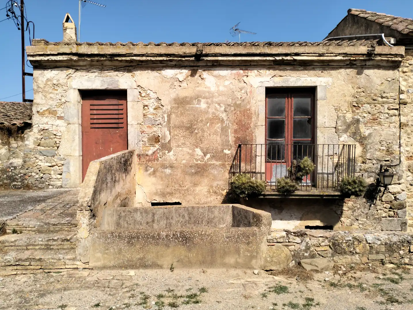 Vista exterior de Finca rústica en venta en Vilopriu con Terraza y Balcón