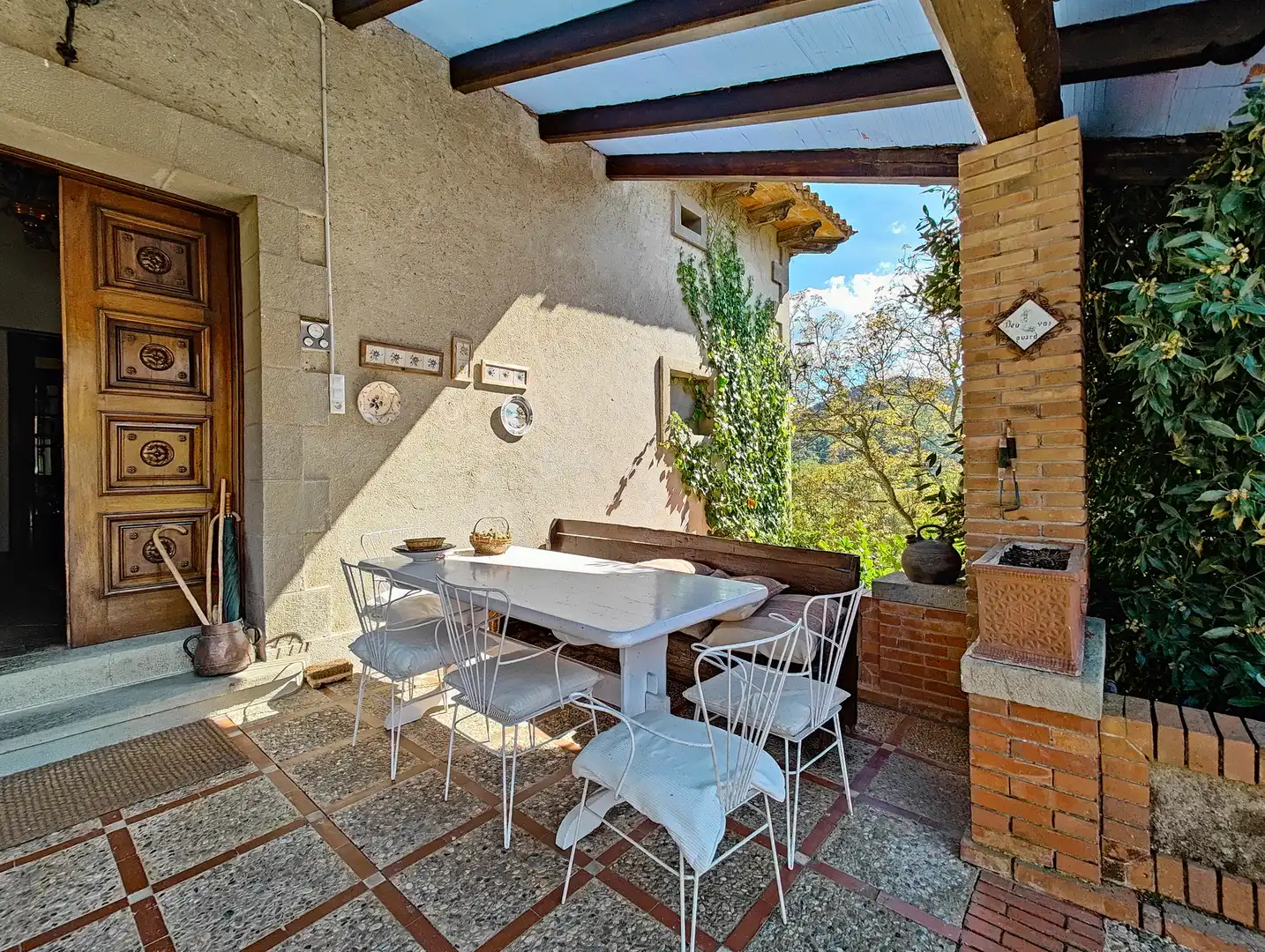 Terrassa de Casa o xalet en venda en Sant Joan de les Abadesses amb Calefacció, Jardí privat i Terrassa