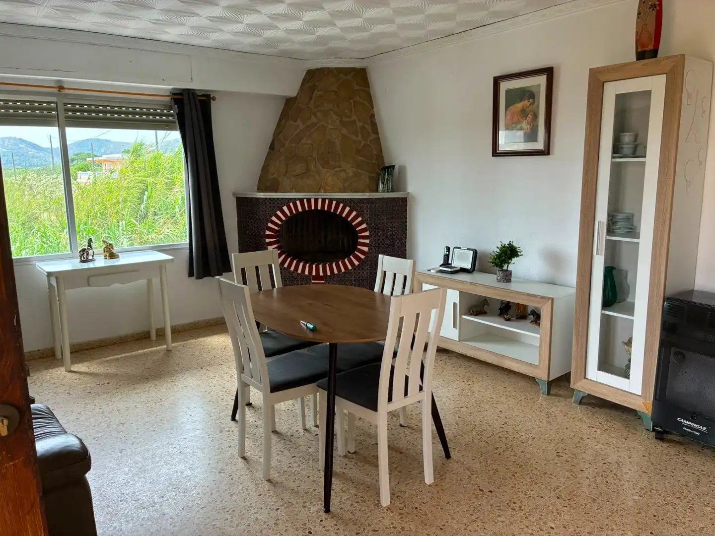 Menjador de Casa o xalet en venda en Cullera amb Jardí privat i Moblat