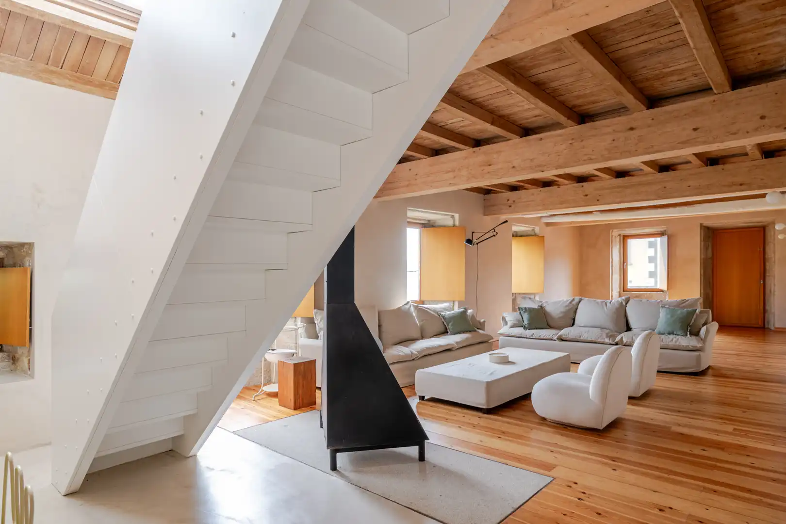 Living room of Country homes for sale in Poio  with Swimming Pool and Furnished