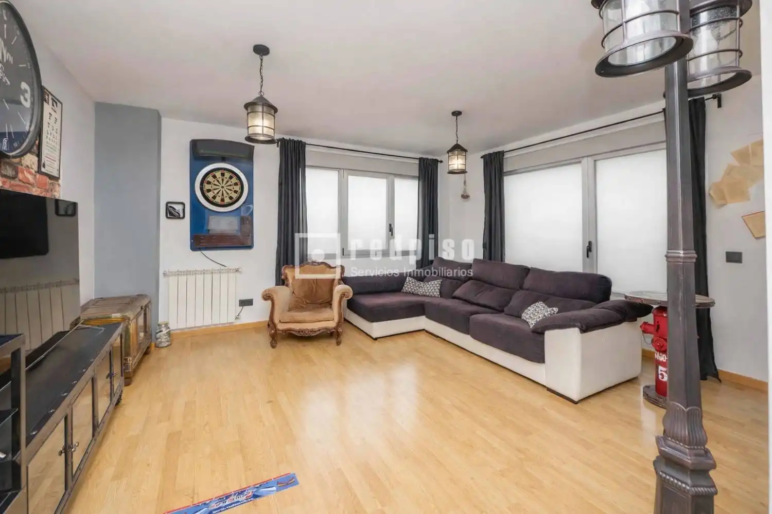 Sala d'estar de Pis en venda en Pinto amb Calefacció, Jardí privat i Parquet