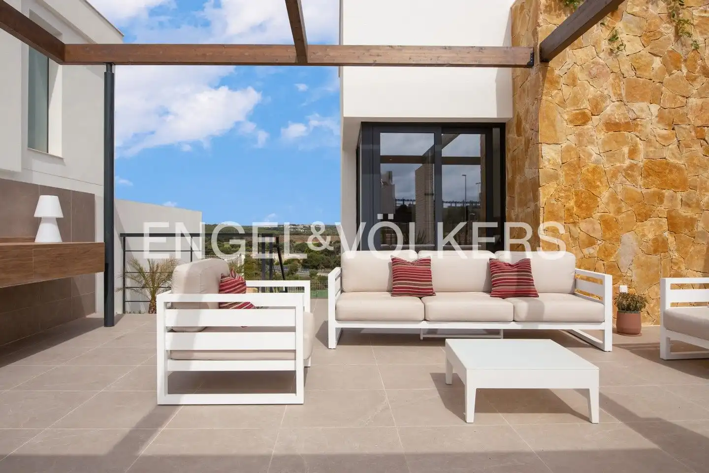 Terrasse von Country house zum Verkauf in Orihuela mit Klimaanlage, Heizung und Privatgarten
