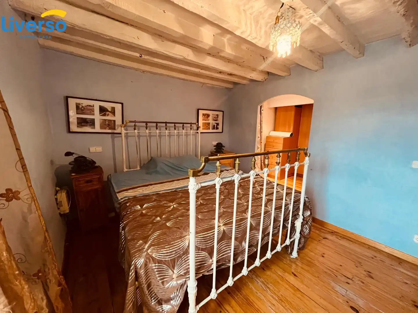 Bedroom of Houses for sale in Revillarruz  with Heating, Terrace and Furnished
