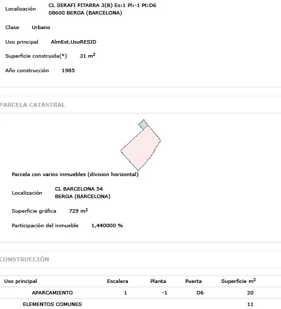 Aparcament en venda a de Serafí Pitarra, imagen 6