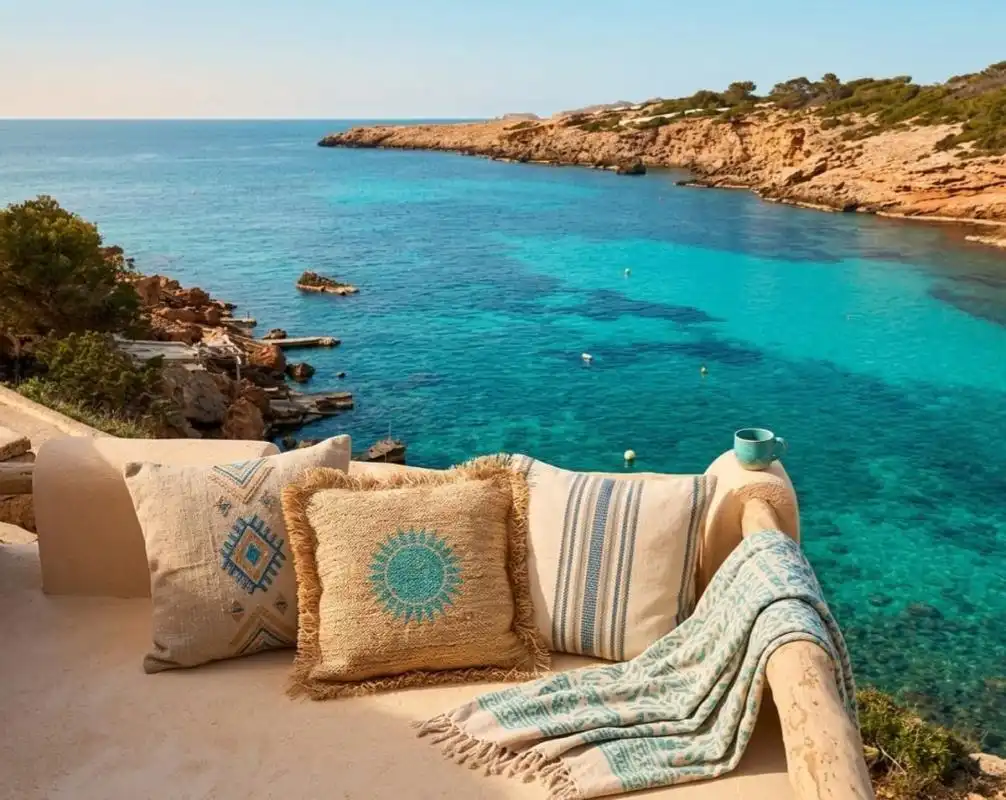 Terrace of Detached homes for sale in Sant Josep de sa Talaia  with Air Conditioner, Heating and Private garden
