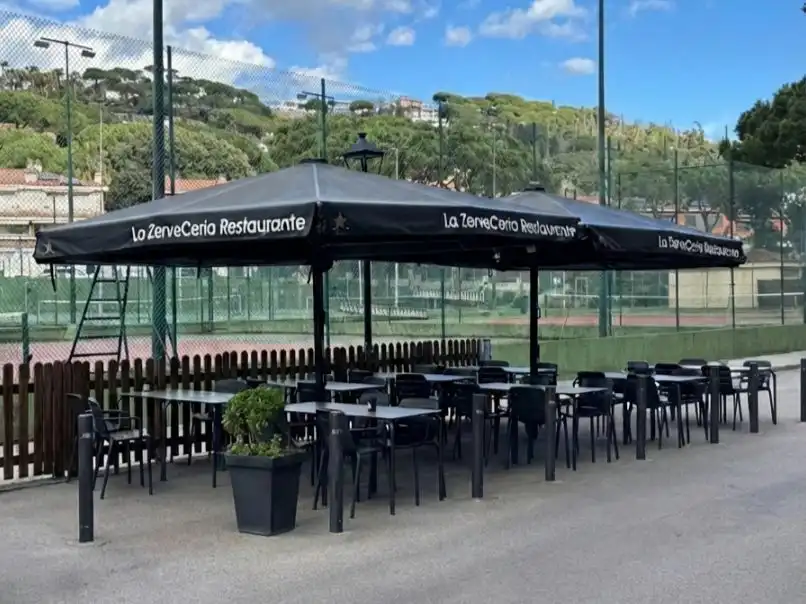 Terrasse von Geschaftsraum zum Verkauf in Sant Vicenç de Montalt mit Heizung, Terrasse und Möbliert