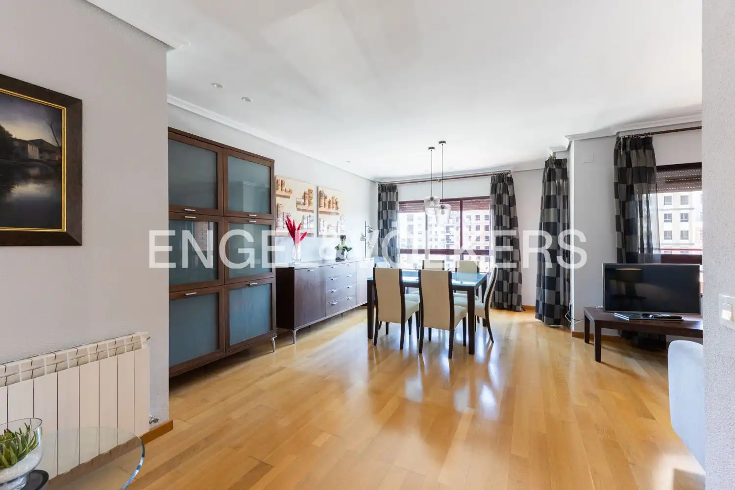 Dining room of Flat for rent in Castellón de la Plana / Castelló de la Plana  with Air Conditioner, Heating and Parquet flooring