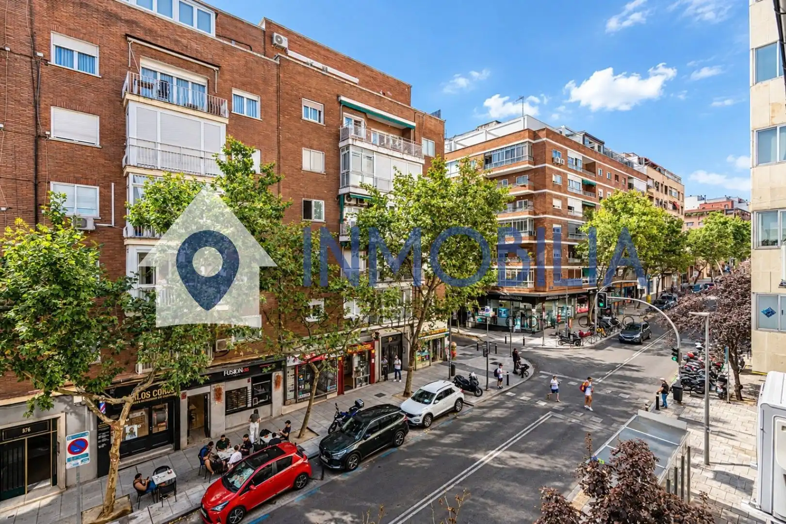 Exterior view of Flat for sale in Madrid  with Heating