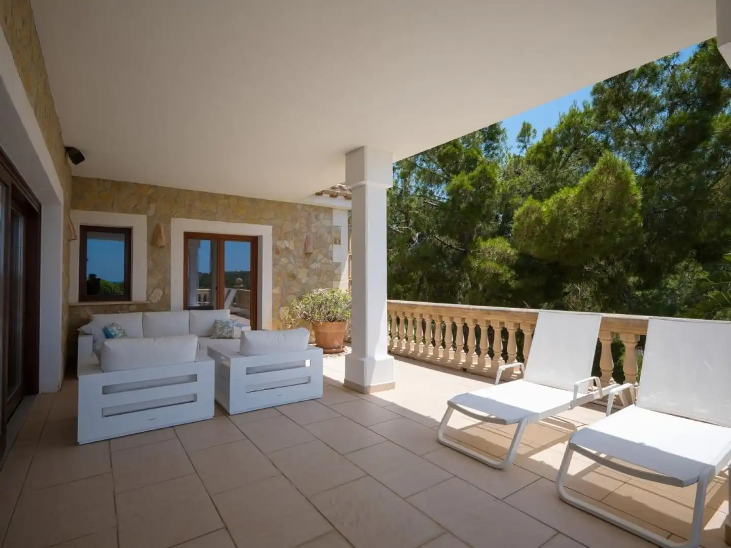 Terraza de Casa o chalet de alquiler en Calvià con Aire acondicionado, Calefacción y Jardín privado