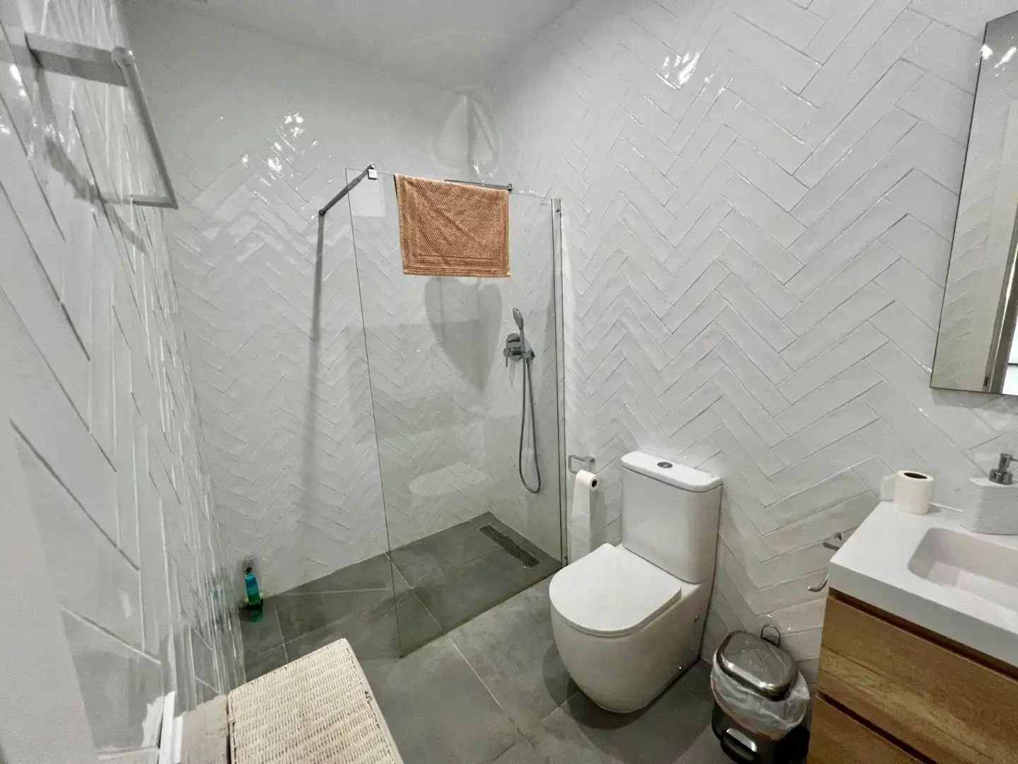 Bathroom of Houses for rent in Almonte  with Air Conditioner, Private garden and Terrace