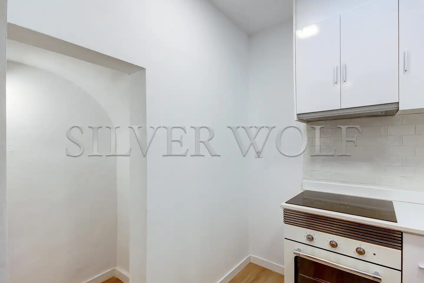 Cocina de Planta baja de alquiler en Barcelona con Aire acondicionado, Calefacción y Parquet
