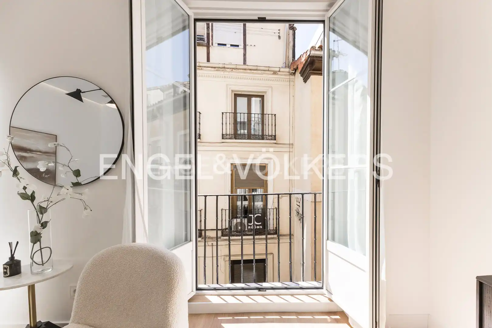 Balcony of Flat for sale in Madrid  with Air Conditioner, Heating and Balcony