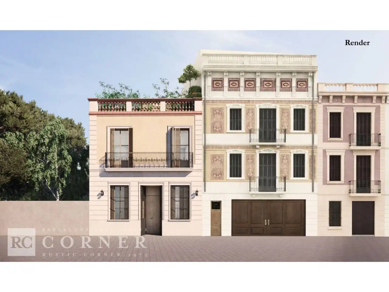 Vista exterior de Terreno en venta en Barcelona