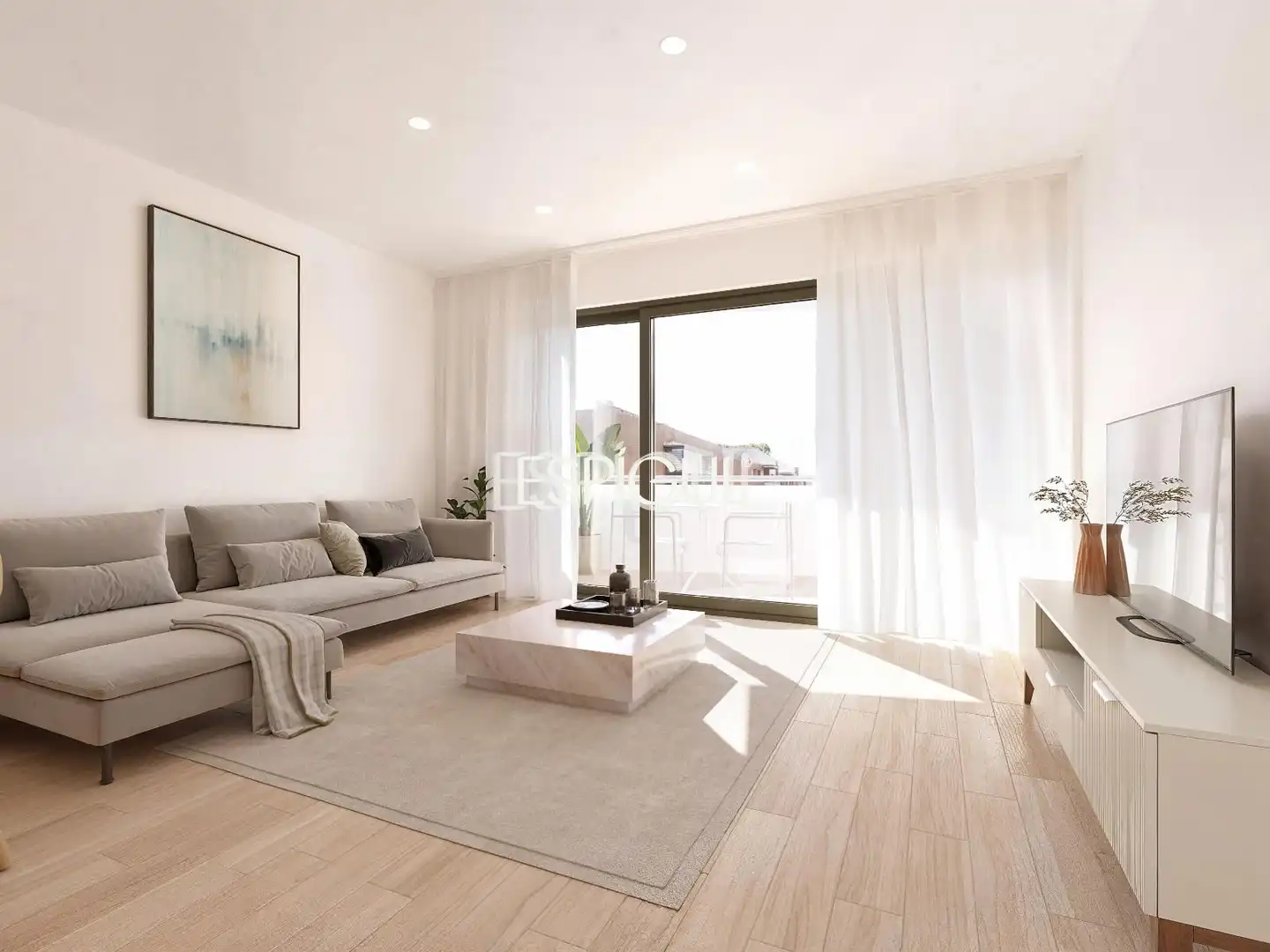 Bedroom of Flat for sale in Terrassa  with Air Conditioner, Heating and Terrace