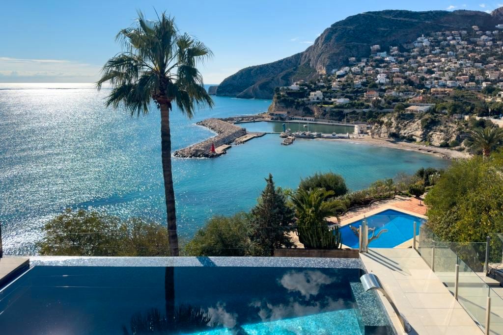 Piscina de Finca rústica en venda en Calpe / Calp amb Aire condicionat, Jardí privat i Terrassa