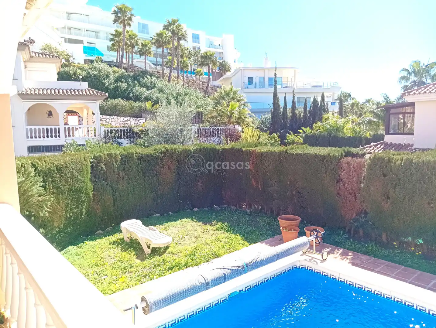 Jardí de Casa o xalet en venda en Benalmádena amb Aire condicionat, Calefacció i Jardí privat