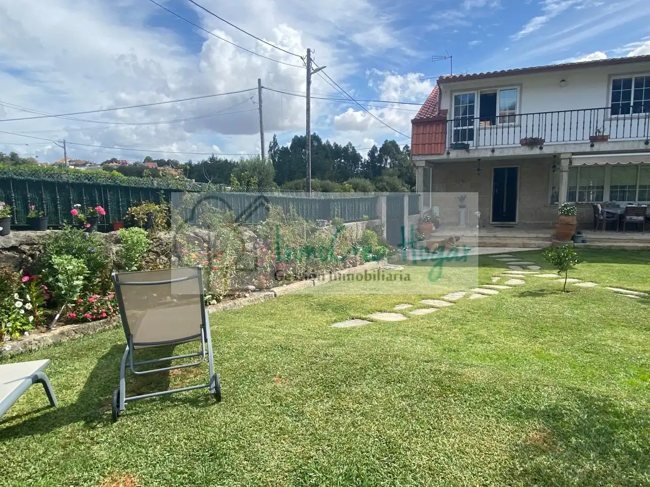 Jardí de Casa o xalet en venda en Vigo  amb Calefacció, Jardí privat i Terrassa