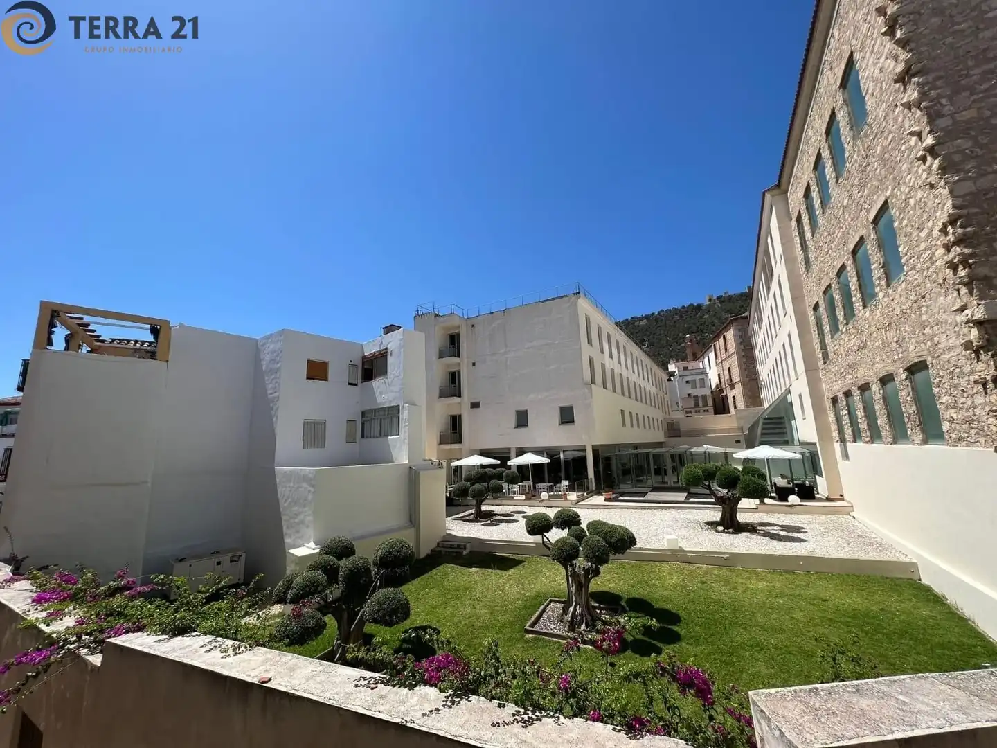 Vista exterior de Pis de lloguer en Jaén amb Aire condicionat, Moblat i Balcó
